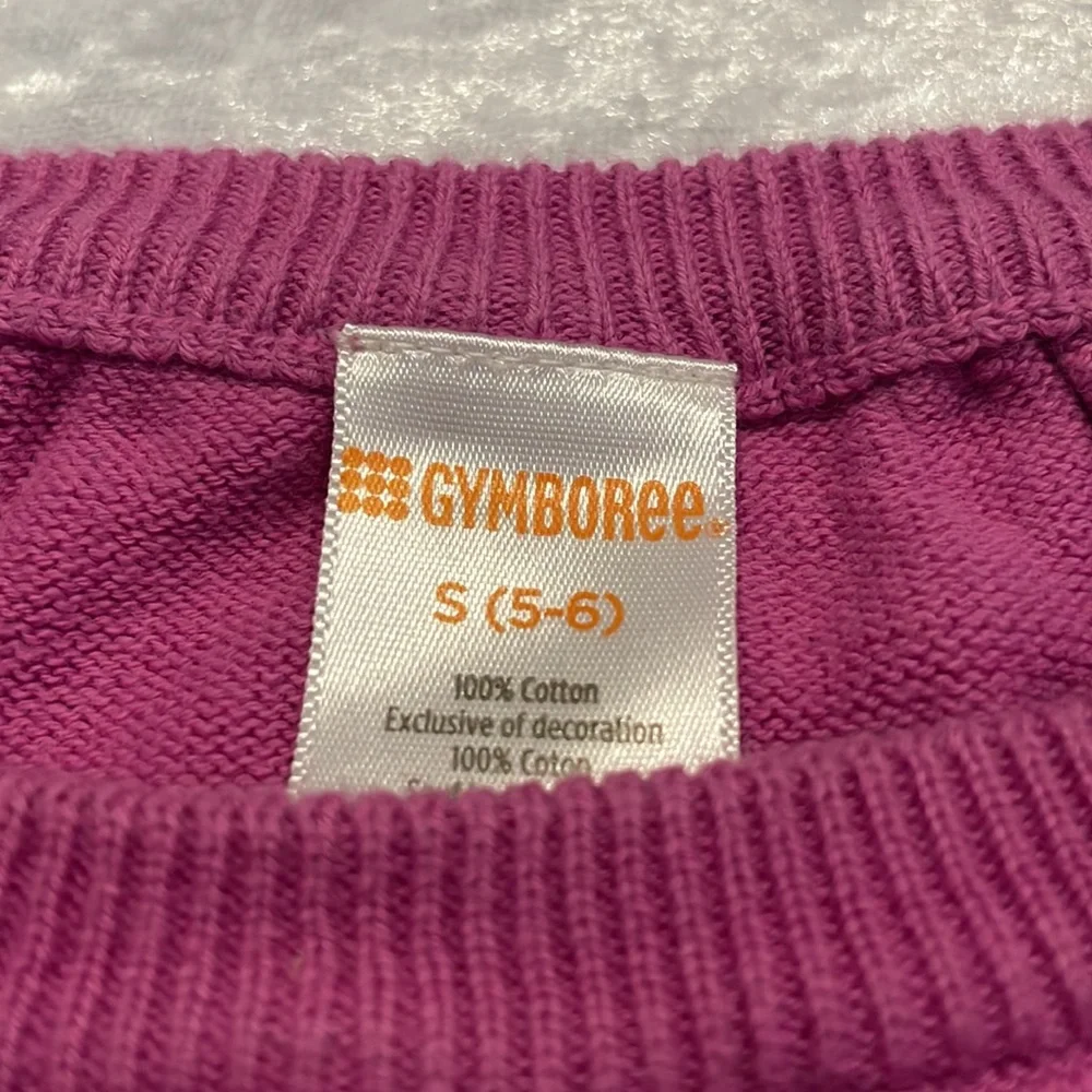 Gymboree Cat Cotton Sweater, Size S 5-6